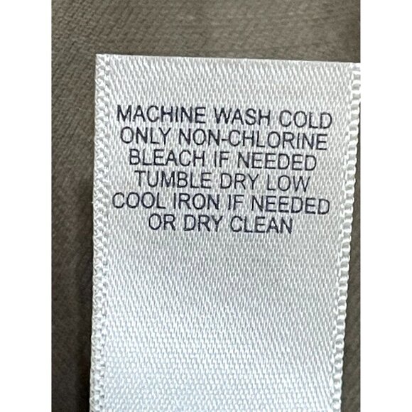 J. Jill Silk Linen blend Wide Leg pant Khaki/olive‎ Pockets Size 4 Career Office - Picture 7 of 8